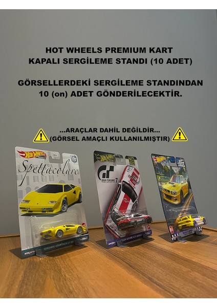 Premıum Kart Kapalı Sergileme Standı (10 Adet)