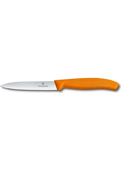 10CM Turuncu Düz Soyma Bıçağı Swissclassic Mutfak 1 Adet