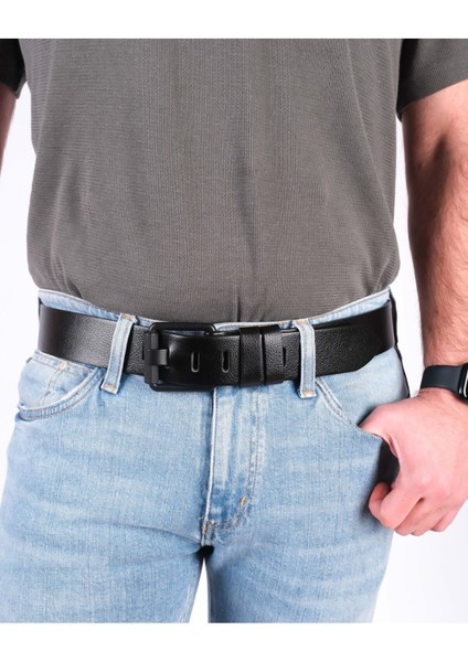 2 Adet Deri Erkek Kemeri 4,5cm Spor Kot Uyumlu Borulu Toka modelleri