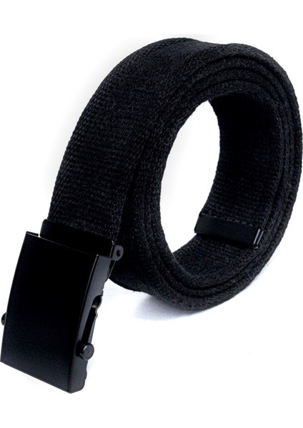 2 Adet Siyah Tokalı Kolon Kemeri- Mom Jean- Kanvas Pantolon- Kargo Şort Kemeri - Unisex