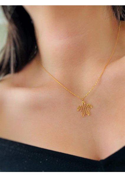 Tasarım Kaplumbağa Kolye