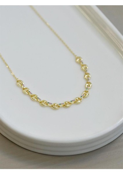 Renkli Taşlı Kolye