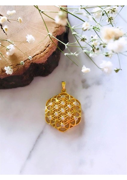 Yaşam Çiçeği Kolye Uç