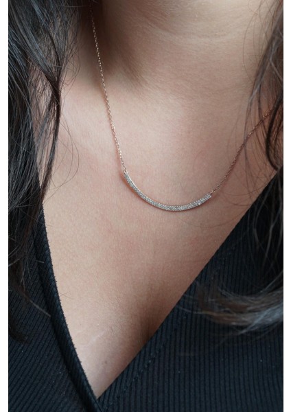 Taşlı Yay Kolye modelleri