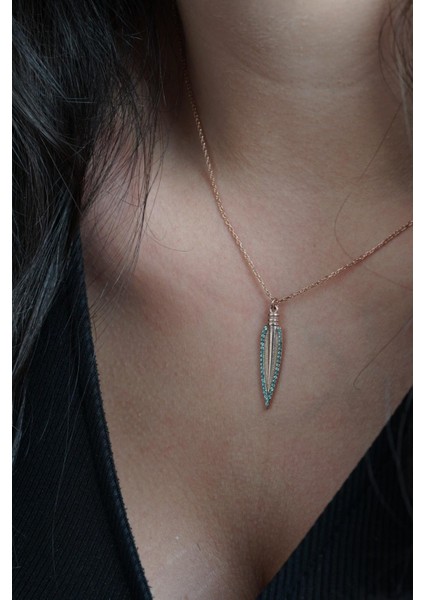 Mavi Taşlı Kolye fırsatları