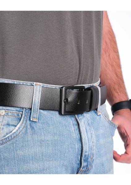2 Adet Deri Erkek Kemeri 4,5cm Spor Kot Uyumlu