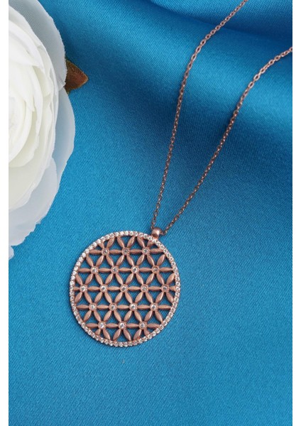 Taşlı Yaşam Çiçeği Kolye fiyatları