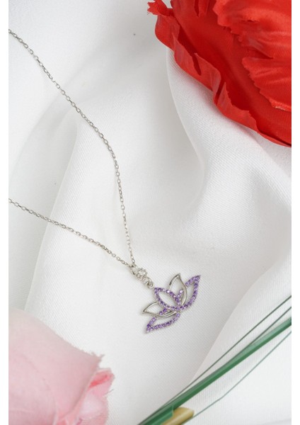 Lotus Çiçeği Kolye