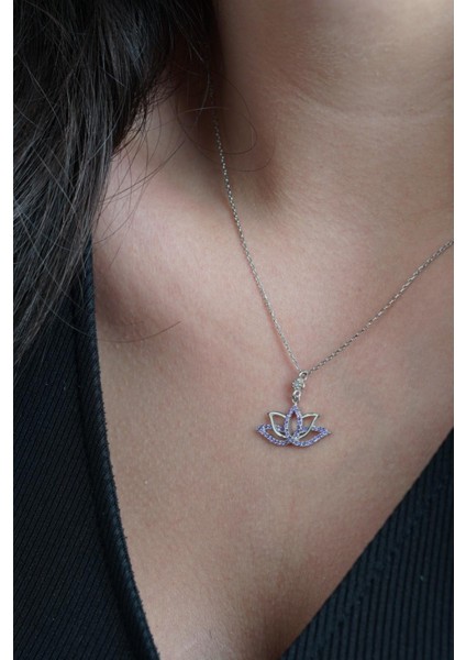 Lotus Çiçeği Kolye modelleri