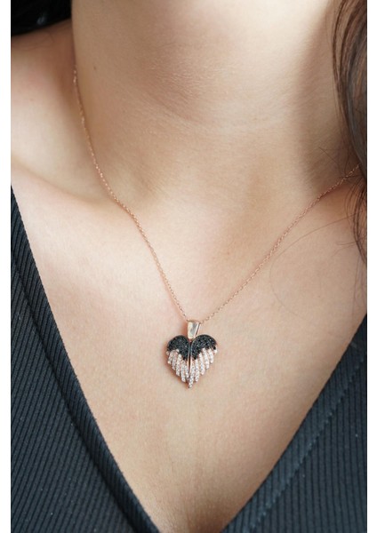 Kalp Kolye Oynar Kanatlı modelleri