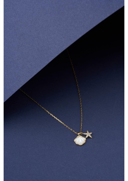 Istiridye ve Deniz Yıldızı Kolye