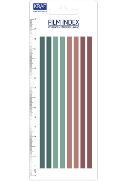 Index Film Pp 8 Renk x 20 Yaprak 5 x 135 mm Morandi Color 85135 2 1 Adet