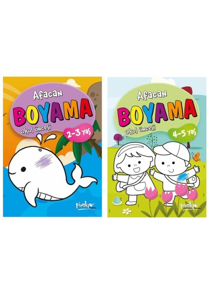 Afacan Boyama Seti 2 Kitap