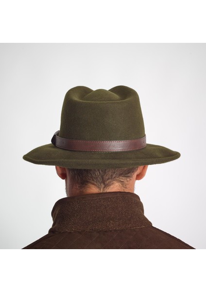 Fötr Şapka - Avcılık ve Doğa Gözlemi - Yeşil - 100