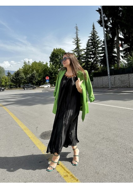 Orijinal Marka Yeşil Blazer Ceket Standart