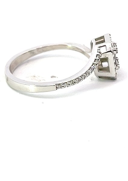 0,32 Ct 2,55 gr Baget Pırlanta Yüzük fırsatları