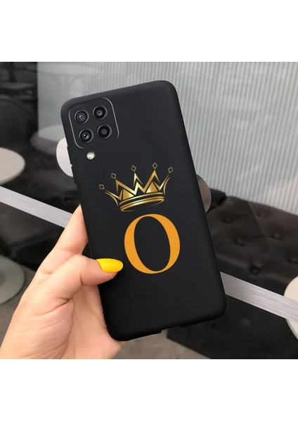 Samsung Galaxy M32 - M22 - A22 Uyumlu Kılıf Silikon Esnek Isme Özel Baskılı Harf