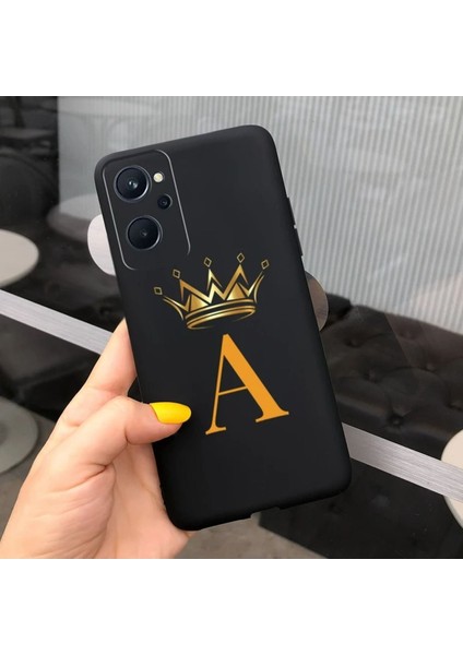 Realme 9i Uyumlu Kılıf Silikon Esnek Isme Özel Baskılı Harf