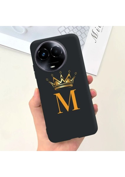 Realme 11 Kılıf Silikon Esnek Isme Özel Baskılı Harf