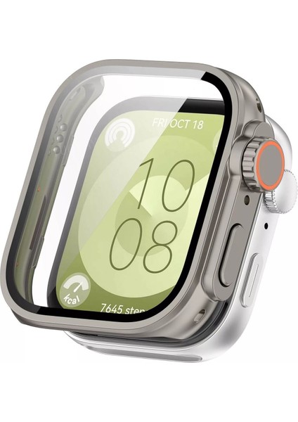 Huawei Watch Fit 3 Uyumlu Apple Watch Ultra 49MM Dönüştürücü Kasa Fit 3 Apple Watch Ultraya Dönüştücü modelleri