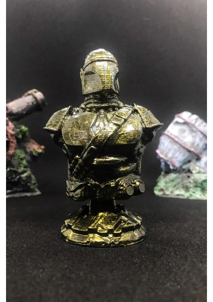Star Wars Mandolarian Büst 10CM - Gold Efekt