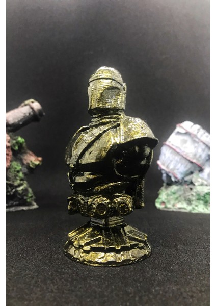 Star Wars Mandolarian Büst 10CM - Gold Efekt