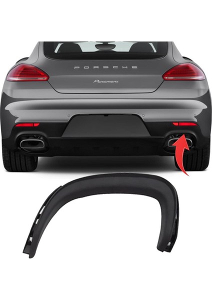 Porsche Panamera Sağ Egzoz Çerçevesi 2014-2016 97050535200