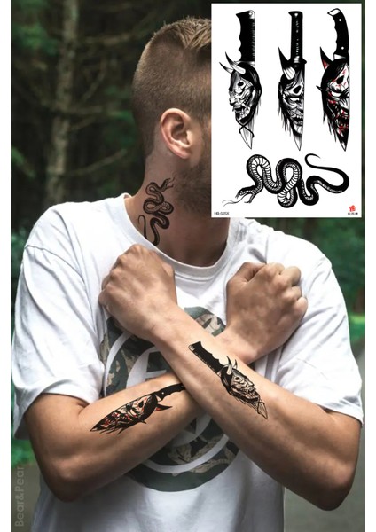 Dexter Geçici Dövme Unisex Tattoo