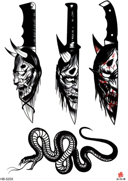 Dexter Geçici Dövme Unisex Tattoo fiyatları