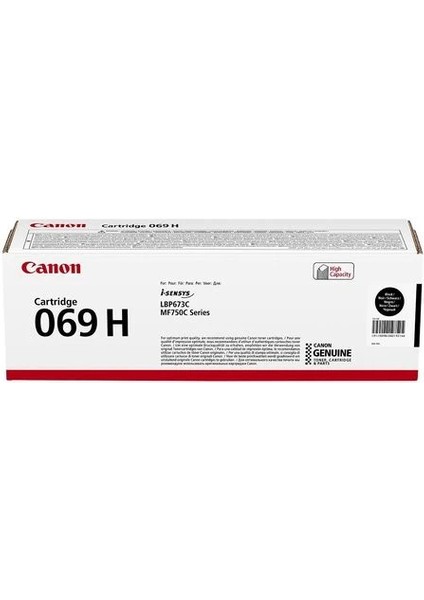 CRG-069H Siyah Orjinal Toner Yüksek Kapasiteli LBP673/MF750/752/754