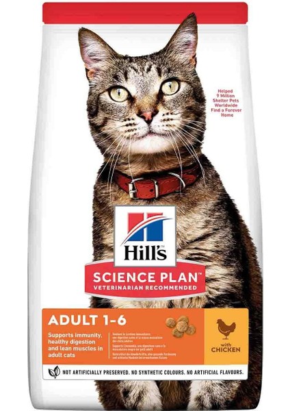 Science Plan Adult Optimal Care Tavuklu Yetişkin Kedi Maması 8 kg + 2 kg