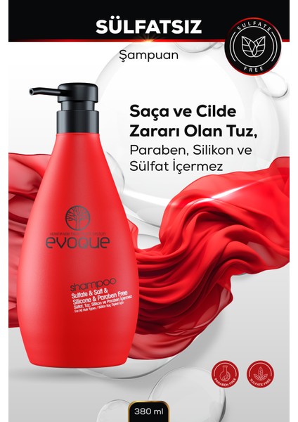 Sülfatsız Şampuan, Keratin Içeren Besleyici & Onarıcı Etki, Sülfat Tuz Silikon Paraben IÇERMEZ,380ML modelleri