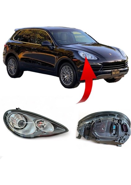 Porsche Cayenne 970 Sağ Far Komple Afc Siz 2010-2014 97063116405