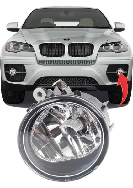 Bmw X6 E71 Adaptif Sol Sis Farı 2012-2014 63177311351