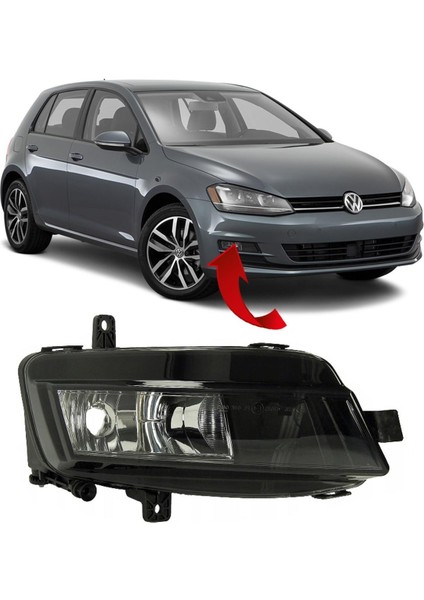 Vw Golf 7 Sağ Sis Farı 2013-2017 5G0941662