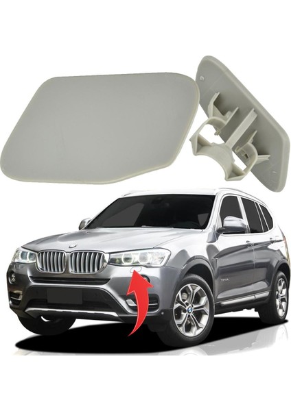 Bmw X3 F25 Lci Sol Far Fiskiye Kapağı 2014-2017 51117347931