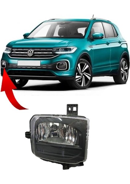 Vw T-Cross Sağ Sis Farı 2019-2023 2GM941662B