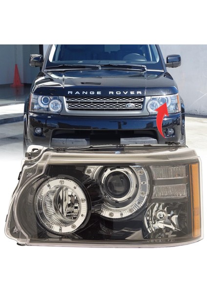 Range Rover Far Sol Ledli L320 Tak Çalıştır 2010-2013 LR015082