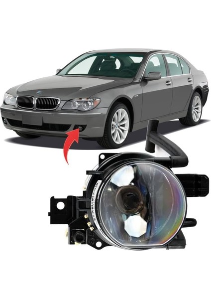 Bmw 7 Serisi E65 Sol Sis Farı 2003-2007 63176943415