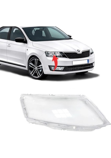 Skoda Rapid Sağ Far Camı 2013-2023 5JB941018
