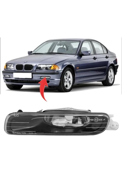 Bmw 3 Serisi E46 Sol Sis Farı 1999-2005 63178361951