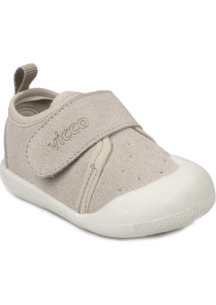 Anka Unisex Bebe Gri Ilk Adım Ayakkabı