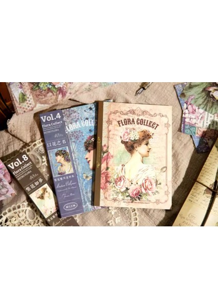 40 Sayfa Scrapbook Journal Dekupaj Kitabı