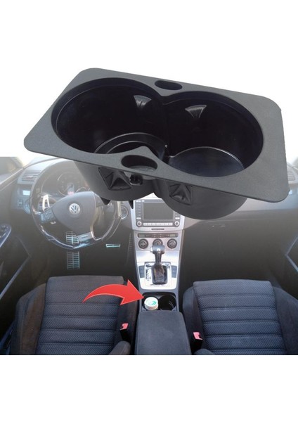 Volkswagen Passat B6 Bardaklık Orta Konsol 2006-2015 3C0862534B