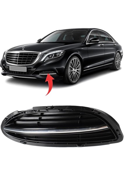 Mercedes S Class W222 Ön Tampon Sol Izgarakapağı 13-17 2228850724