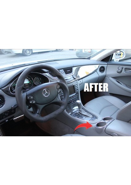 Mecedes Cls C219 Orta Konsol Bardaklık Gri 2006-2011 21968004147 modelleri