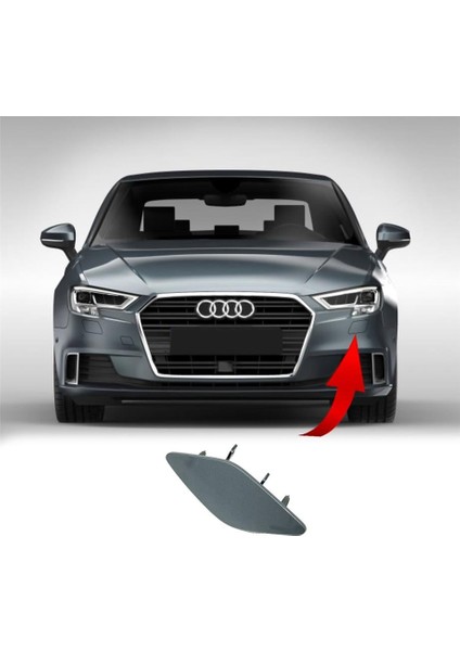 Audi A3 Sedan Sol Far Yıkama Kapağı 2017-2020 8V5955275B