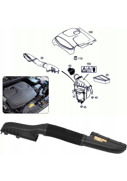 X156 W176 W246 C117 Hava Emiş Hortumu 2013- 2700900382 fiyatları