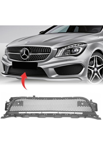 C117 W246 Amg Ön Tampon Orta Izgara Pdc Li 2014-2019 1178852122