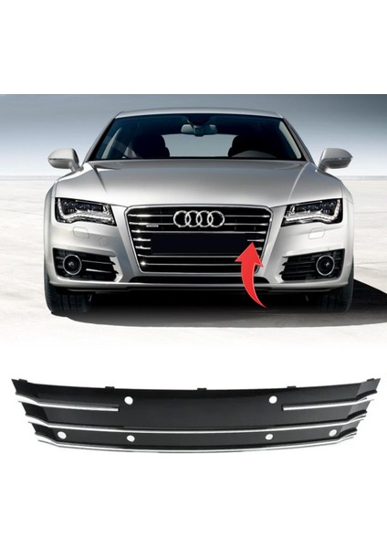 Audi A7 Ön Tampon Plakalığı 2011-2014 4G8807287E